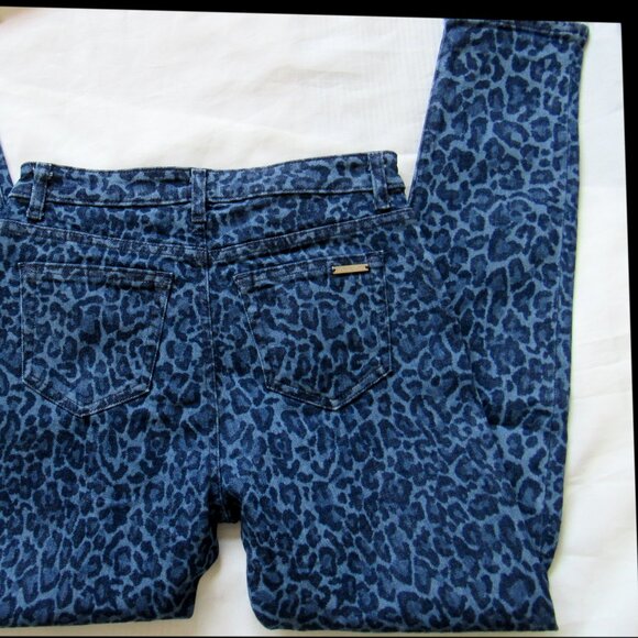 Michael Kors Animal Print Jeans Denim,sz.4. Blue,Cotton - Picture 8 of 8